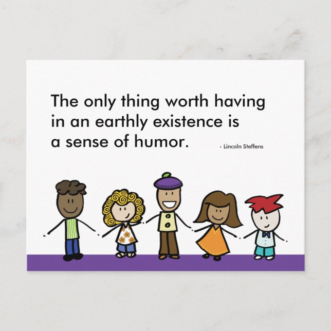 Sense of Humor Postcard (Front)