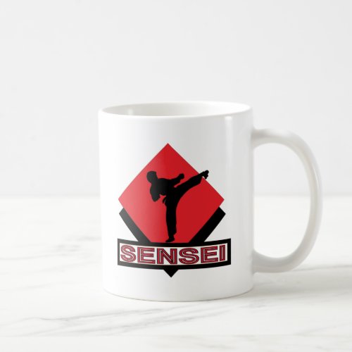 Sensei red diamond gift coffee mug
