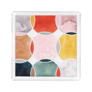 Sensical - Circle Pattern Acrylic Tray