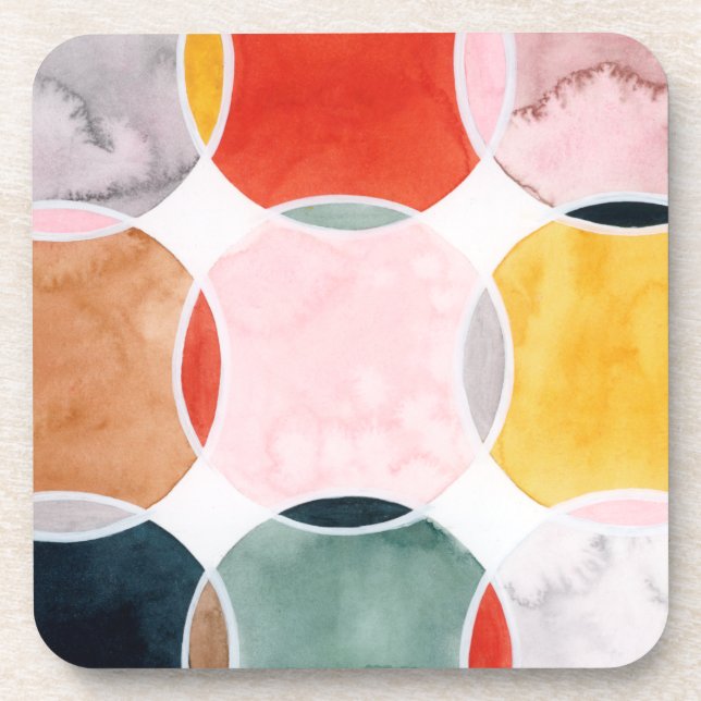 Sensical - Circle Pattern Beverage Coaster (Front)