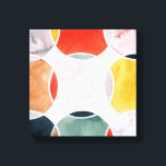 Sensical - Circle Pattern Canvas Print<br><div class="desc">Sensical III by Grace Popp. Features circles with overlapping colors that create a fun and cheerful design.| 141949GG</div>