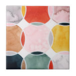 Sensical - Circle Pattern Ceramic Tile<br><div class="desc">Sensical III by Grace Popp. Features circles with overlapping colors that create a fun and cheerful design.| 141949GG</div>