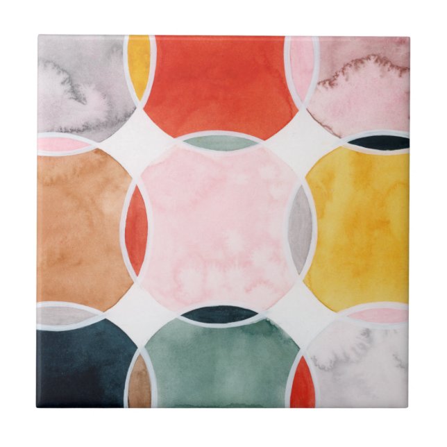Sensical - Circle Pattern Ceramic Tile (Front)