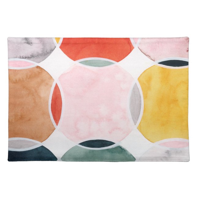 Sensical - Circle Pattern Cloth Placemat (Front)