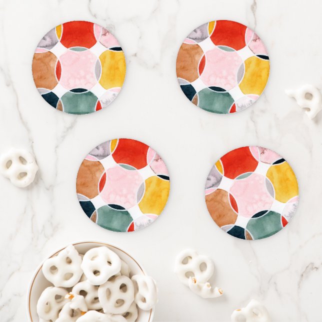 Sensical - Circle Pattern Coaster Set (In Situ)