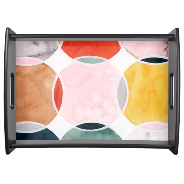 Sensical - Circle Pattern Serving Tray (Front)