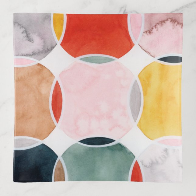 Sensical - Circle Pattern Trinket Tray (Front)