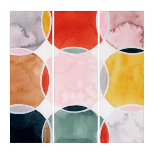 Sensical - Circle Pattern Triptych