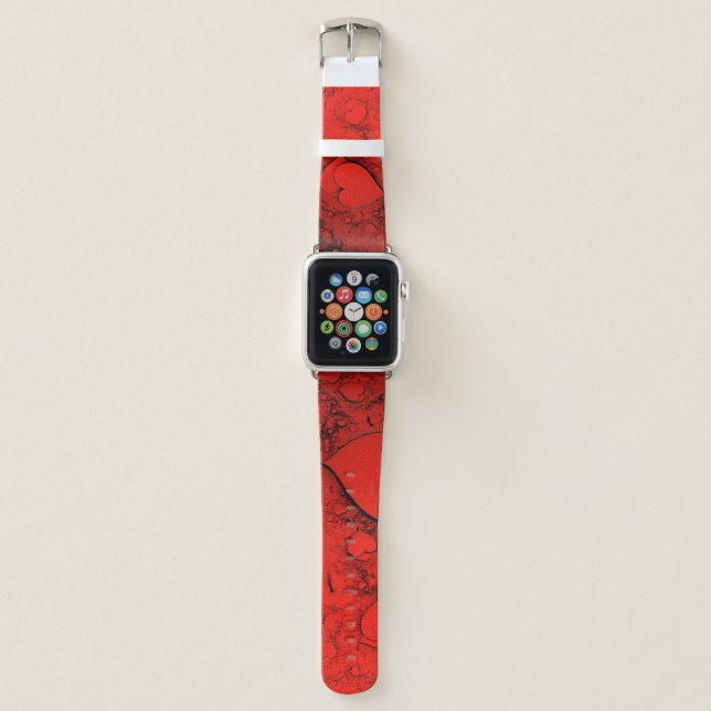 Sensitive Hearts Apple Watch Band (Front)