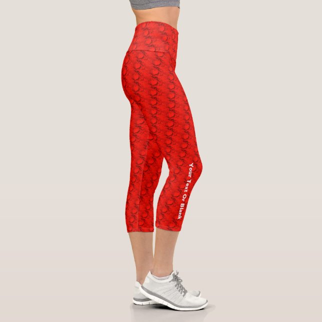 Sensitive Hearts Capri Leggings (Right)