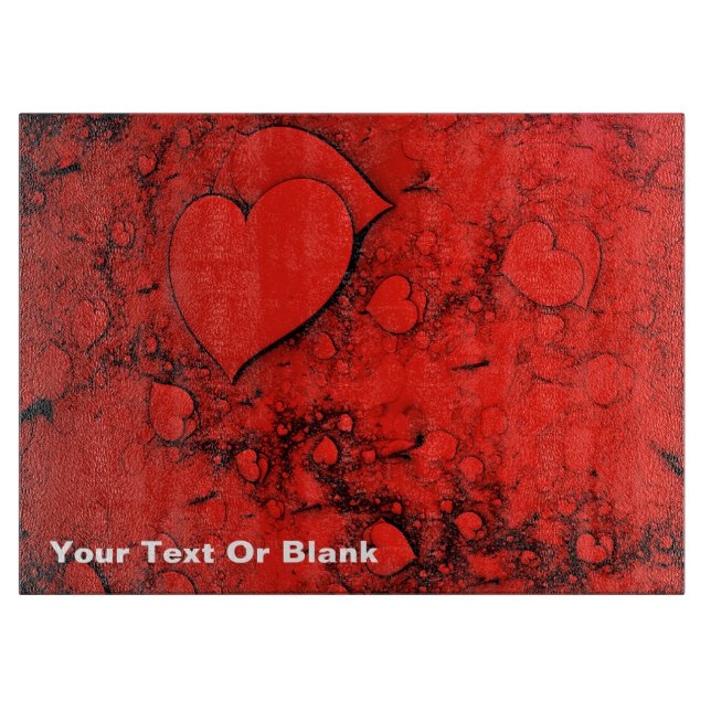 Sensitive Hearts Cutting Board (Front)