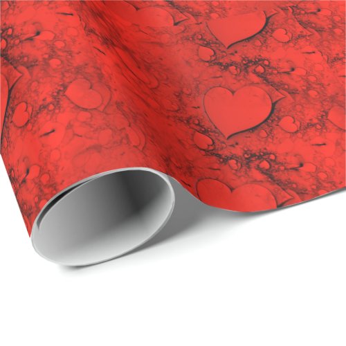 Sensitive Hearts Wrapping Paper