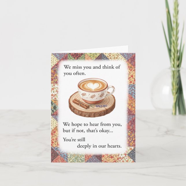 Sensitive Situation Reaching Out After Fall Out Card (Front)