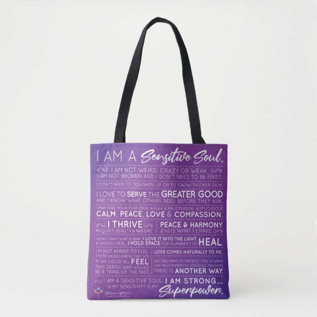 Sensitive Soul Manifesto Tote (Front)