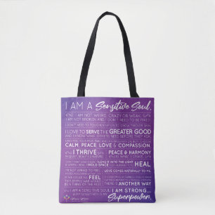 Sensitive Soul Manifesto Tote Bag
