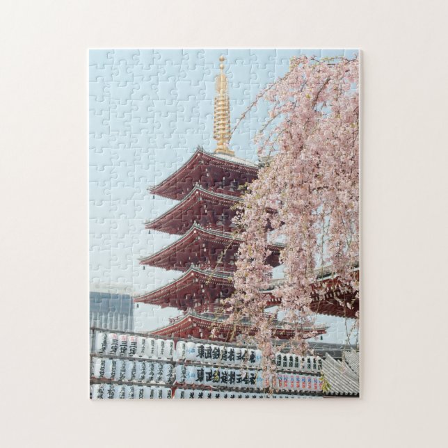 Sensō-ji Ancient Buddhist Temple In Tokyo Japan Jigsaw Puzzle (Vertical)