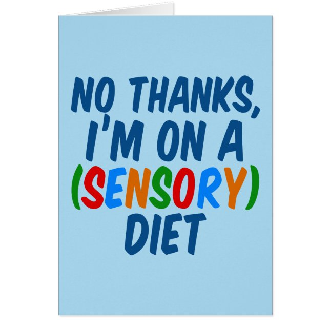 Sensory Diet Cards (Front)