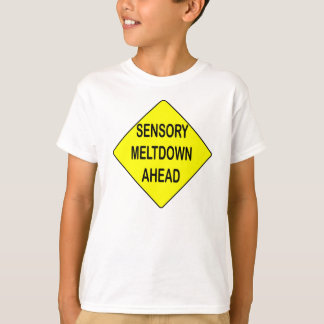 Sensory meltdown sign shirt