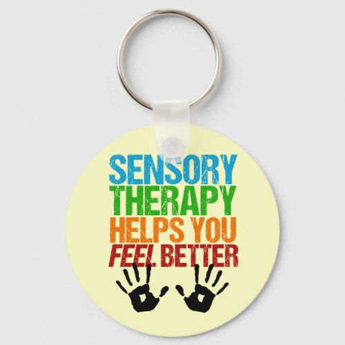 Sensory Therapy Handprints Occupational Therapist Keychain