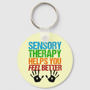 Sensory Therapy Handprints Occupational Therapist Keychain