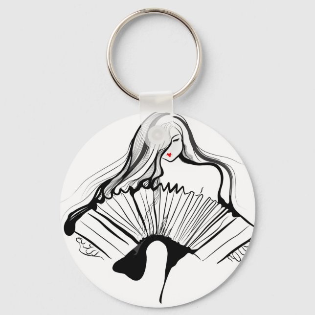 Sensual Bandoneon Keychain (Front)