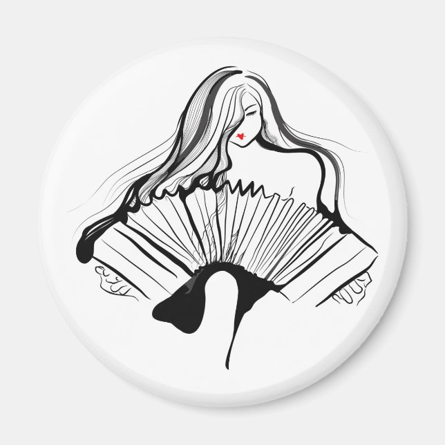 Sensual Bandoneon Magnet (Front)