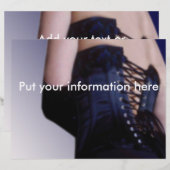 Sensual Blue Corset Art (Front/Back)