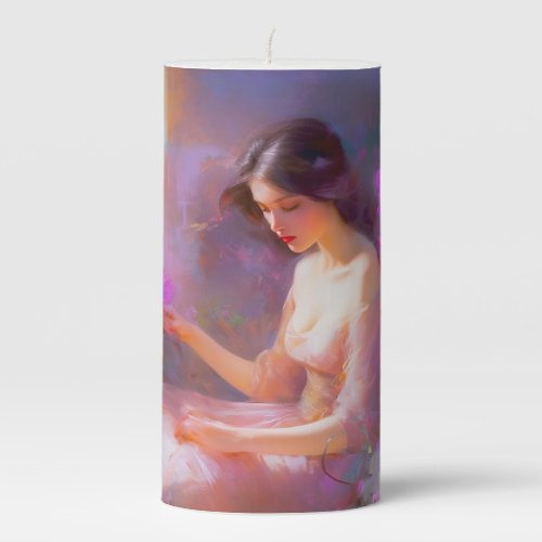 Sensual Elegance  Pillar Candle