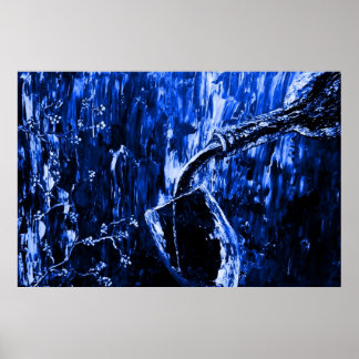 Sensual Moments Blue Fine Art Poster Print