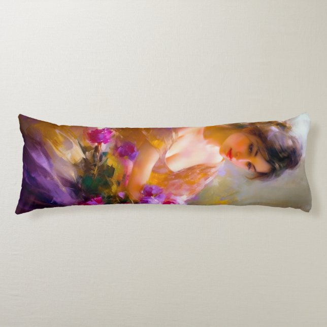Sensual Portrait Body Pillow (Front)