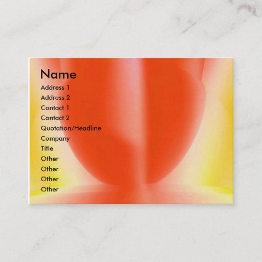 Customizable Sensual Red Business Card