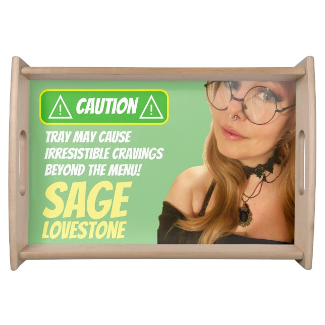 Sensual Sarcasm Tray by Sage LoveStone (Front)