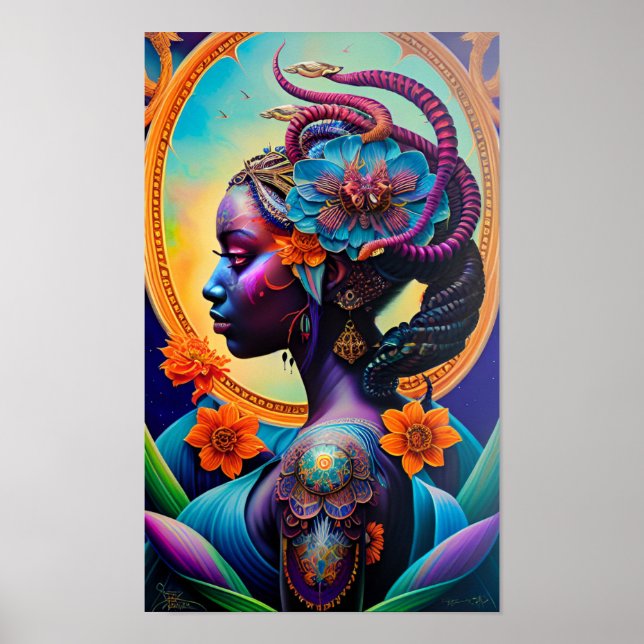 Sensual Scorpio Goddess Poster (Front)