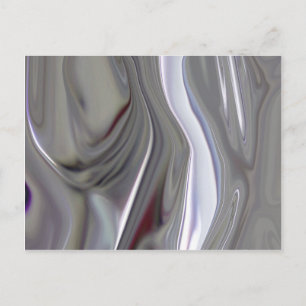 Sensuous Silver Postcard