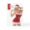 Sensuous Woman Merry Christmas Card