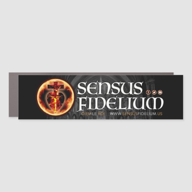 Sensus Fidelium logo Magnet (Front)