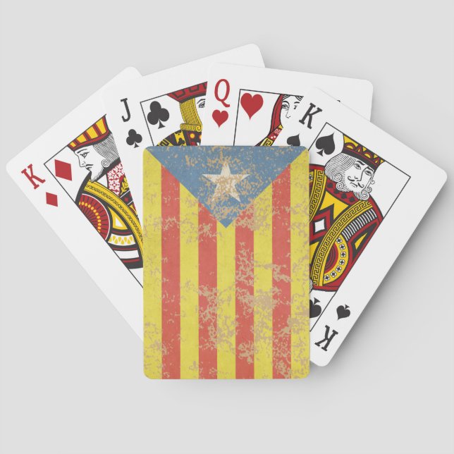 Sensuya Estelada Blava Antiga Poker Cards (Back)