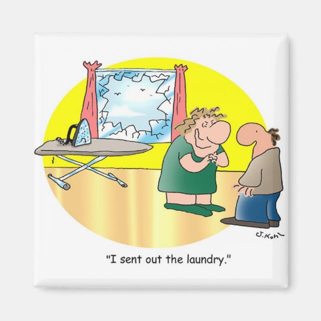 Sent Out Laundry Magnet (Front)