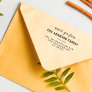 Sent To You From Script Lettering Return Address Self-inking Stamp