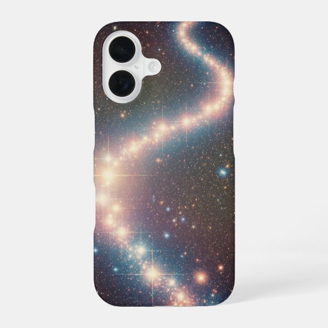 Sentier Galactique Vintage iPhone Case (Back)