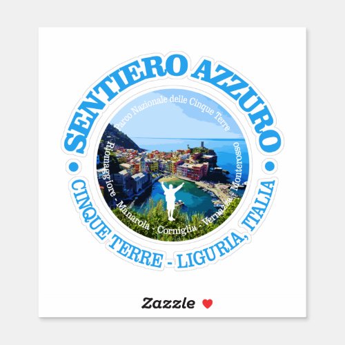 Sentiero Azzuro rd Sticker