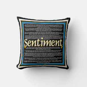 Sentiment Pillow