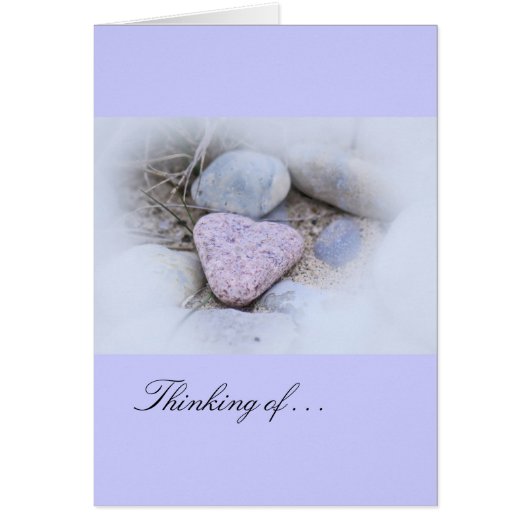 Sentimental Beach Stone Cards (Front)