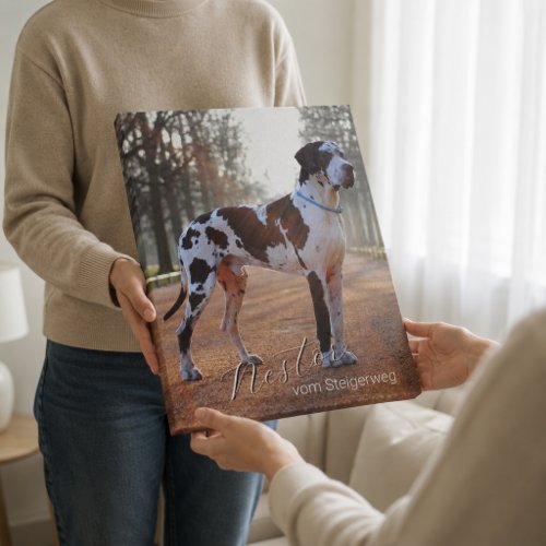 Sentimental Caption Personalized Canvas Print
