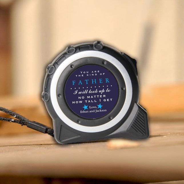 Sentimental Father's Day or Birthday Tape Measure (Dad's birthday or Father's day Gift sentimental tape measure.)