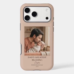 Sentimental First Father's Day Gift Personalized iPhone 17 Pro Max Case