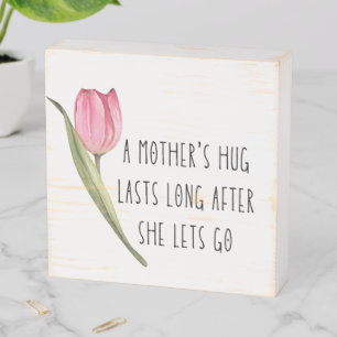 Sentimental Floral Mothers Day Wooden Box Sign