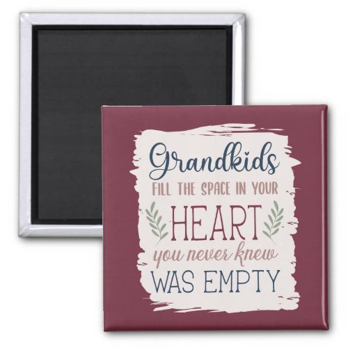 Sentimental Grandparents Day Quote Keepsake Gift Magnet