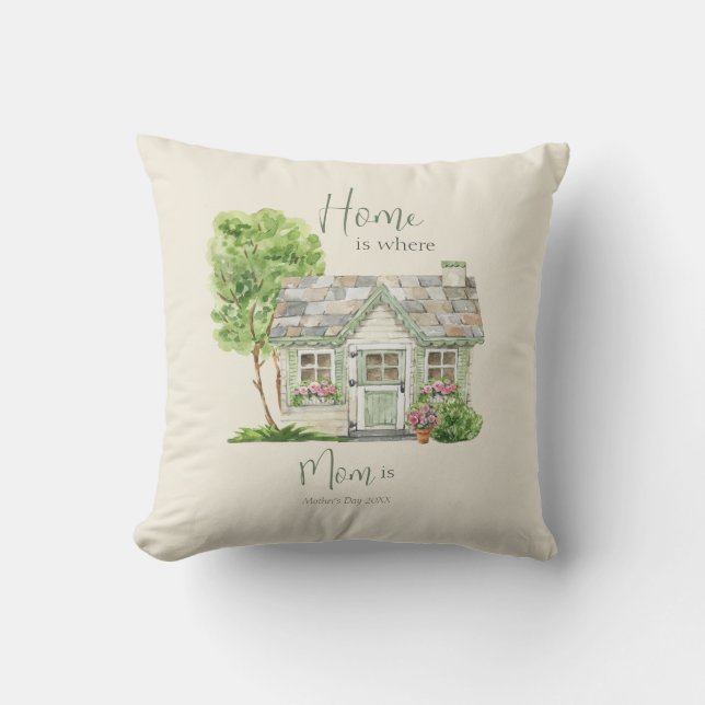 Sentimental Mother’s Day Quote  Throw Pillow (Front)