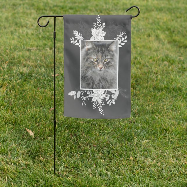 Sentimental Pet Memoria | Grey |Photo Garden Flag (In SItu)